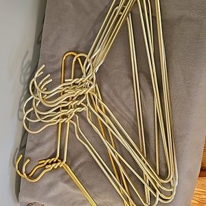 Set of brass hangers